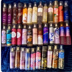 Bath and body works sprays .I also most likely will have the shower gel to match